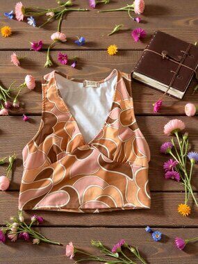 ALTAR'D STATE Orange Crop Tank Top Size Large NEW NWT